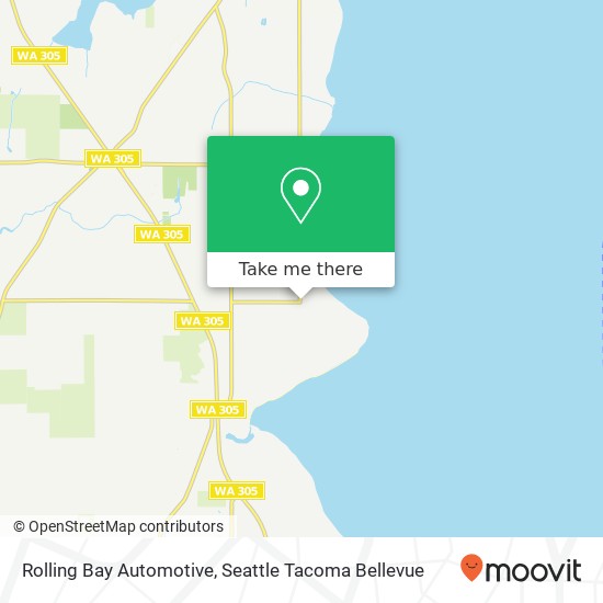 Rolling Bay Automotive map