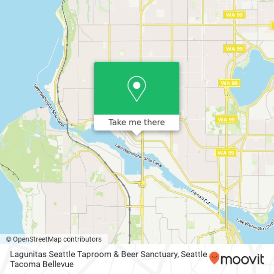 Lagunitas Seattle Taproom & Beer Sanctuary map