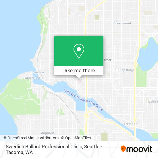 Swedish Ballard Professional Clinic map