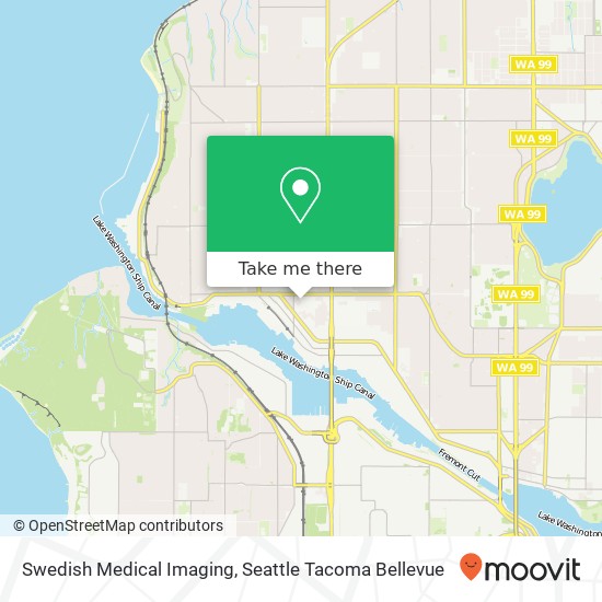 Swedish Medical Imaging map