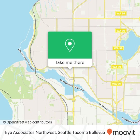 Eye Associates Northwest map
