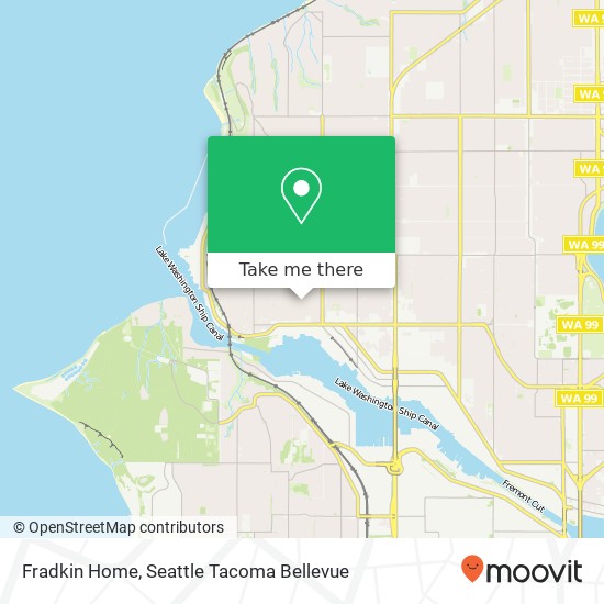 Fradkin Home map