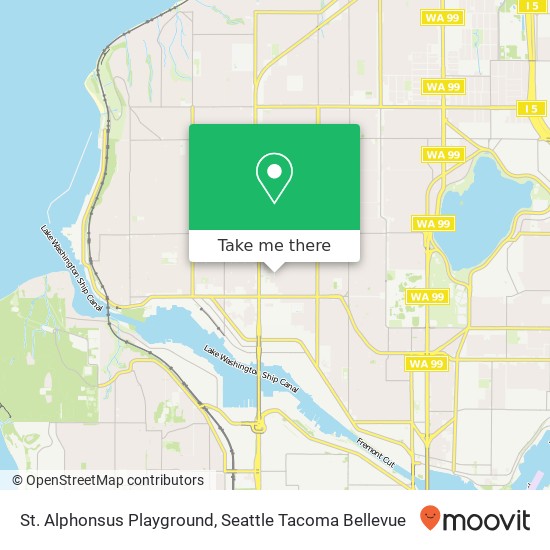 St. Alphonsus Playground map