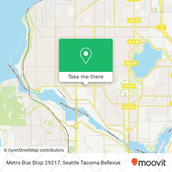 Mapa de Metro Bus Stop 29217