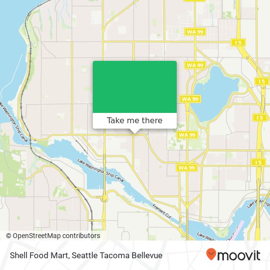 Shell Food Mart map