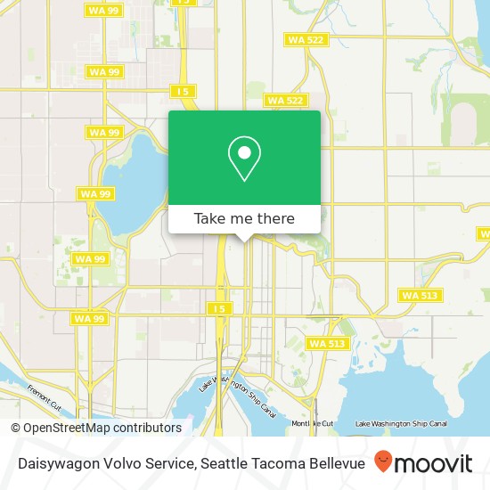 Mapa de Daisywagon Volvo Service