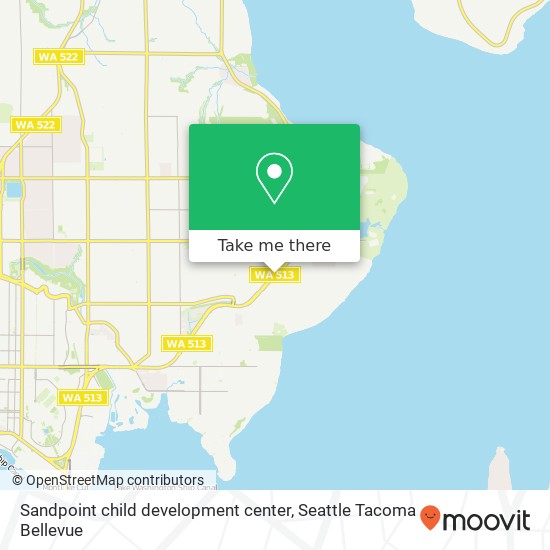 Mapa de Sandpoint child development center