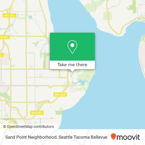 Sand Point Neighborhood map