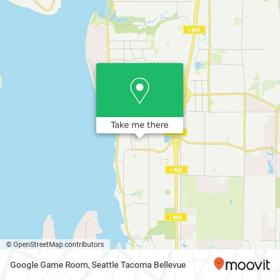 Google Game Room map