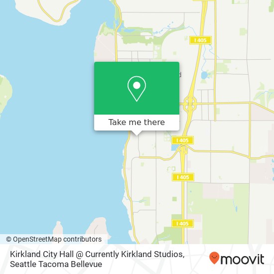 Mapa de Kirkland City Hall @ Currently Kirkland Studios
