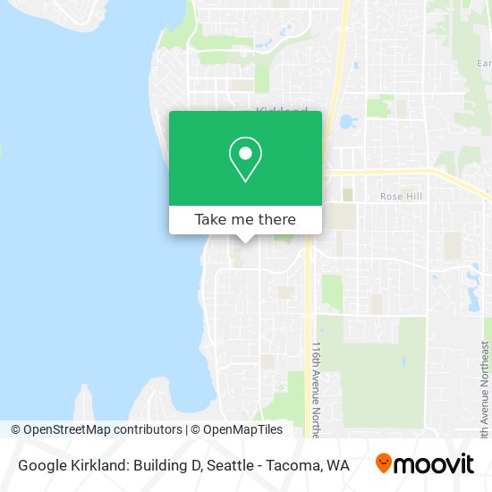Google Kirkland: Building D map