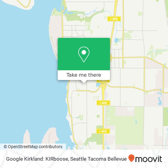 Google Kirkland: KIRboose map