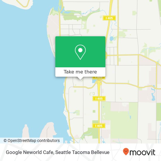 Google Neworld Cafe map