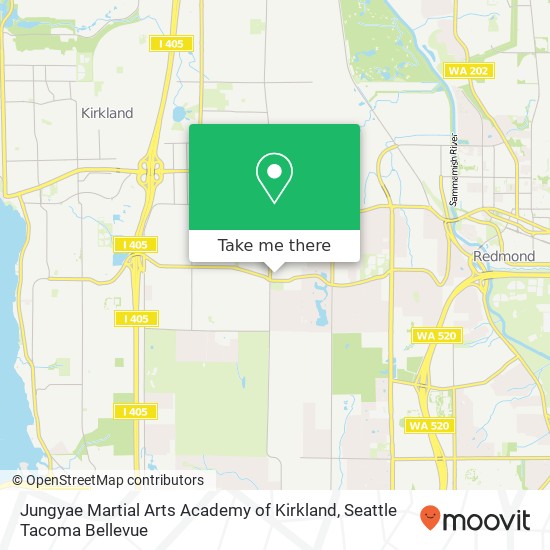 Mapa de Jungyae Martial Arts Academy of Kirkland