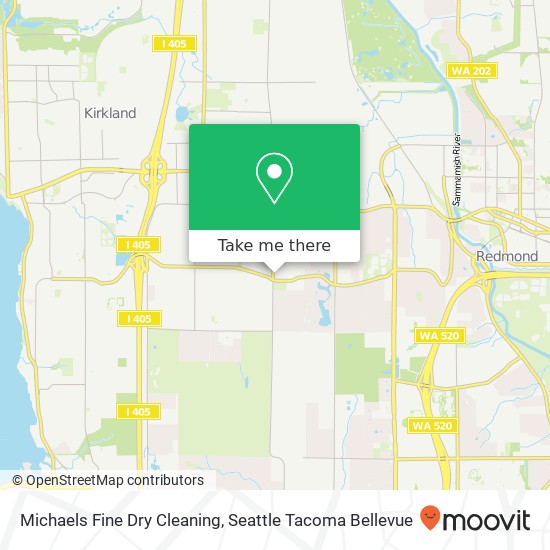 Mapa de Michaels Fine Dry Cleaning