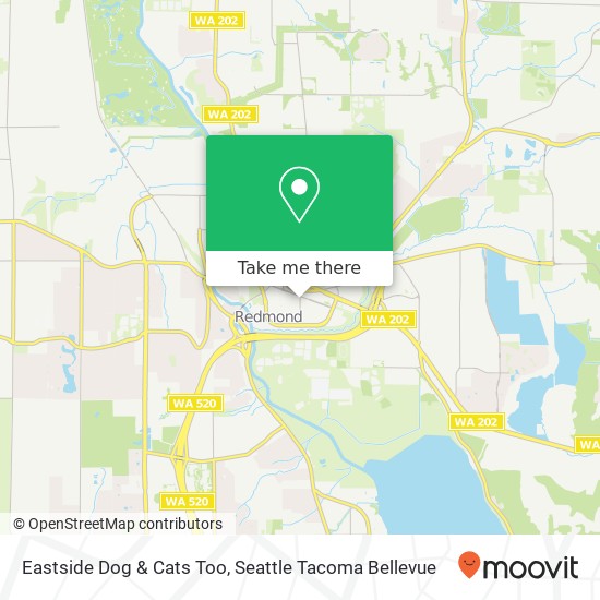 Mapa de Eastside Dog & Cats Too