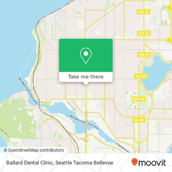 Mapa de Ballard Dental Clinic