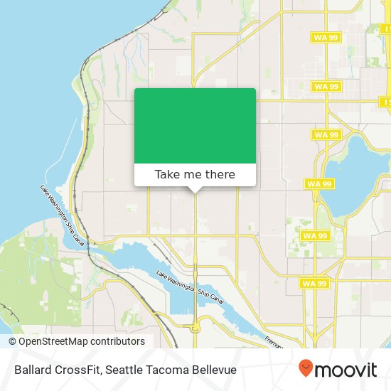 Ballard CrossFit map