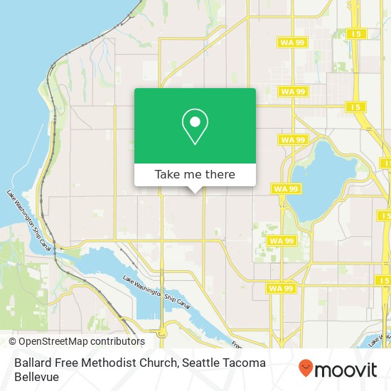 Ballard Free Methodist Church map