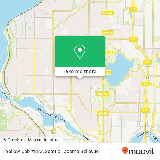 Mapa de Yellow Cab #883