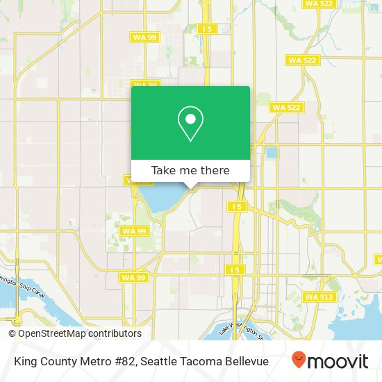 King County Metro #82 map