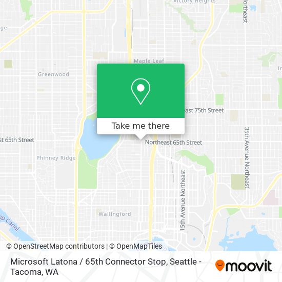 Mapa de Microsoft Latona / 65th Connector Stop