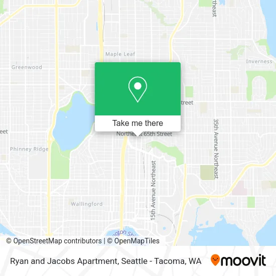 Mapa de Ryan and Jacobs Apartment