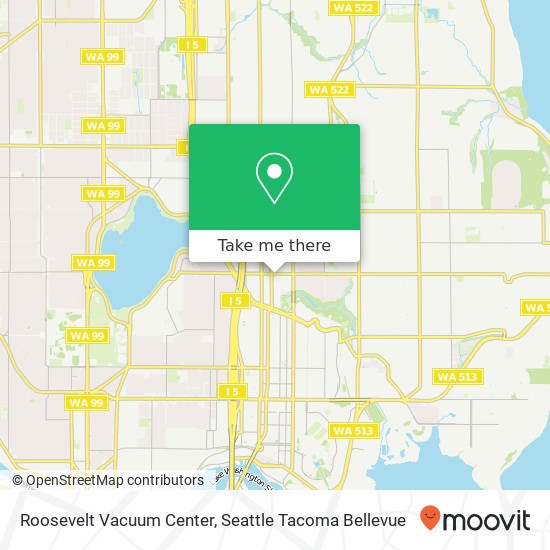 Roosevelt Vacuum Center map