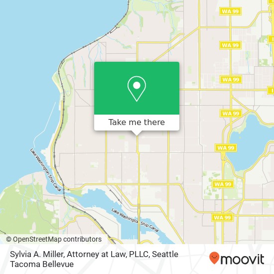 Mapa de Sylvia A. Miller, Attorney at Law, PLLC
