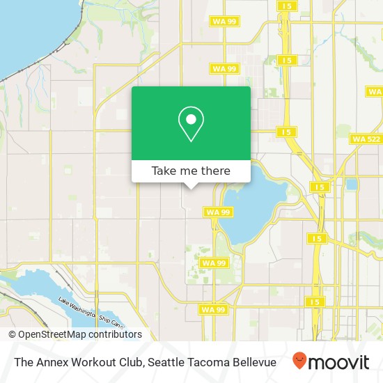 The Annex Workout Club map