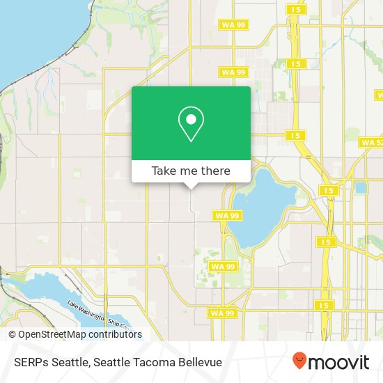 Mapa de SERPs Seattle