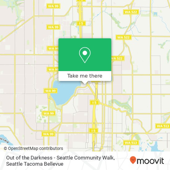 Mapa de Out of the Darkness - Seattle Community Walk