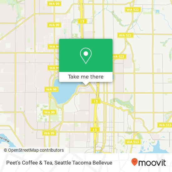 Peet's Coffee & Tea map