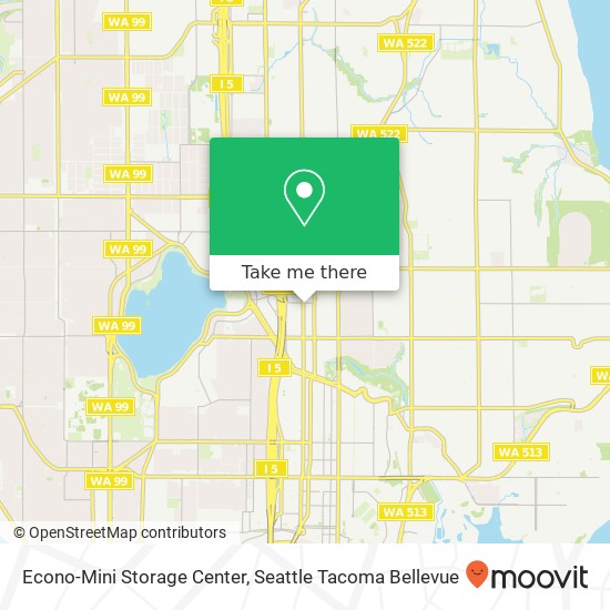 Econo-Mini Storage Center map