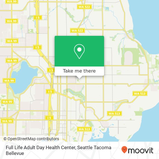 Full Life Adult Day Health Center map