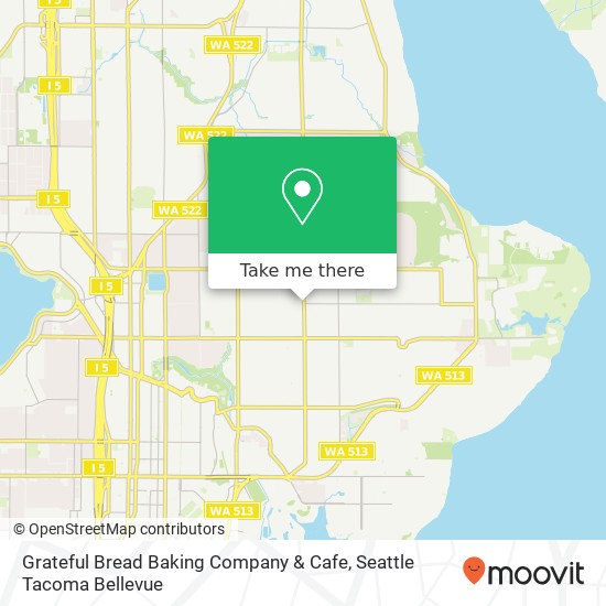 Mapa de Grateful Bread Baking Company & Cafe