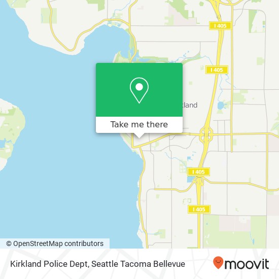 Mapa de Kirkland Police Dept