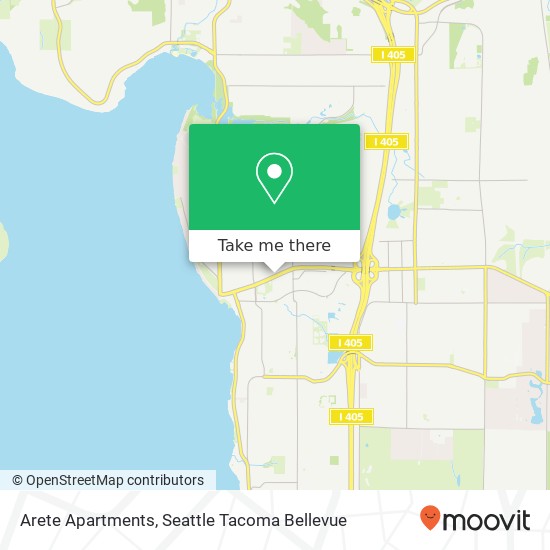 Arete Apartments map