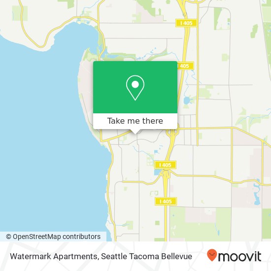 Watermark Apartments map