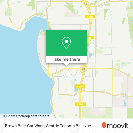 Brown Bear Car Wash map