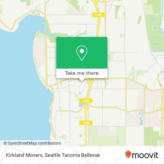 Kirkland Movers map