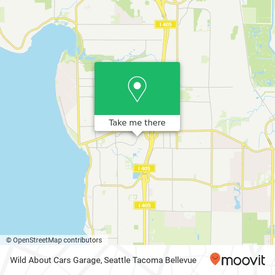 Wild About Cars Garage map