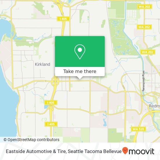 Eastside Automotive & Tire map