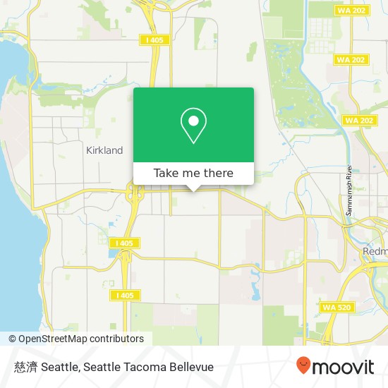 Mapa de 慈濟 Seattle