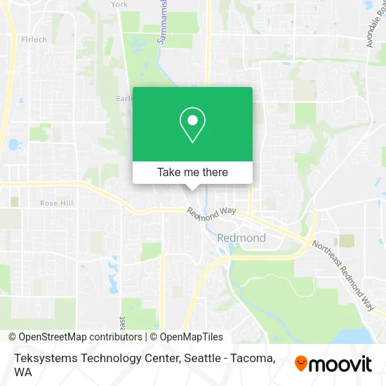 Mapa de Teksystems Technology Center