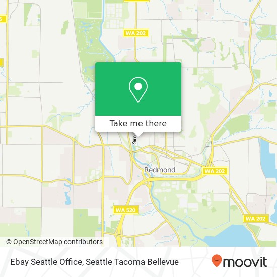 Mapa de Ebay Seattle Office