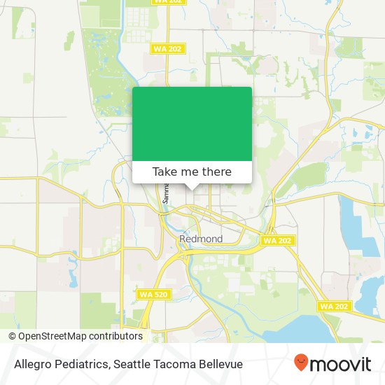 Allegro Pediatrics map