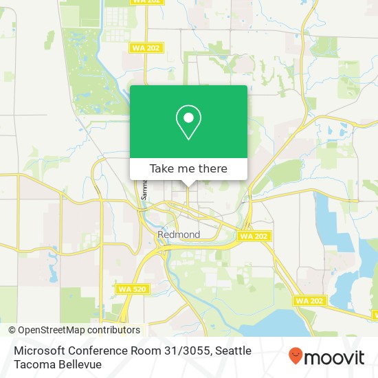 Microsoft Conference Room 31 / 3055 map