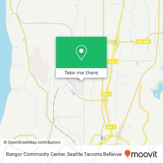 Mapa de Bangor Community Center