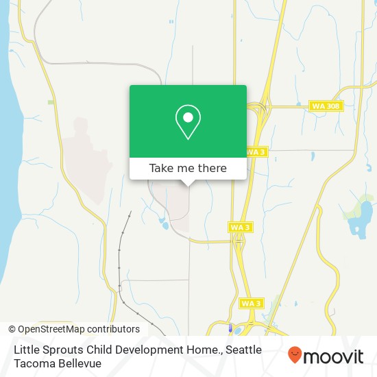 Mapa de Little Sprouts Child Development Home.